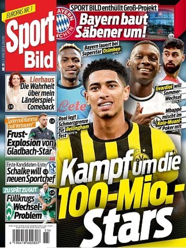 Cover: Sport Bild Magazin No 15 vom 12  April 2023