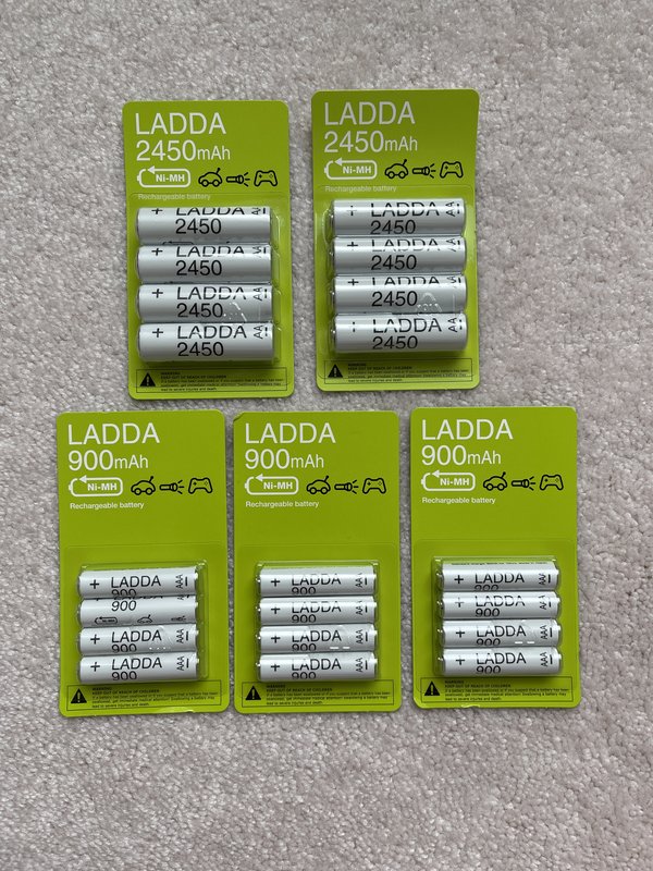 IKEA] IKEA LADDA AA/AAA $3.99/4pack rechargeable batteries KVARTS chargers  regular batteries 50% off !!!NEW LADDA at 5$/pack - Page 29 -  RedFlagDeals.com Forums
