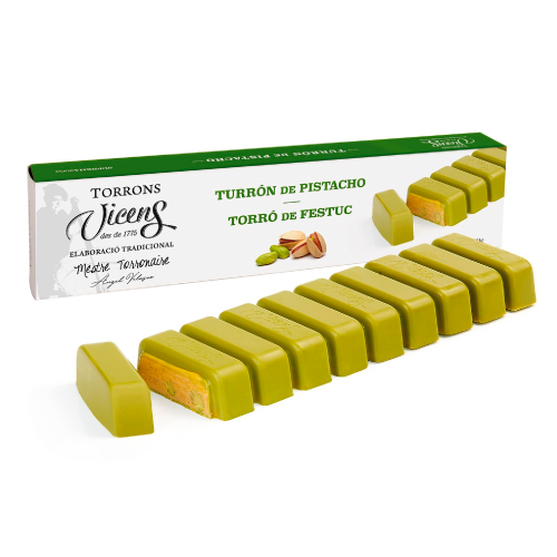 Turrón de Pistacho Vicens Estuche 300 Gr.