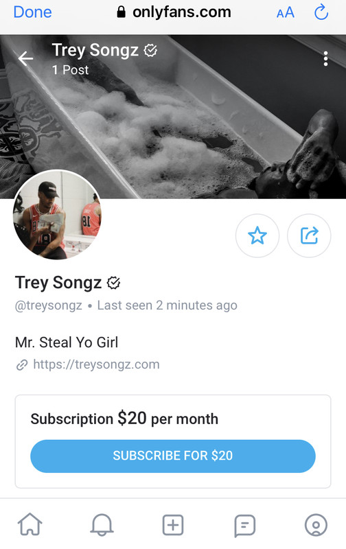 Songz only fans trey (18+) Here’s