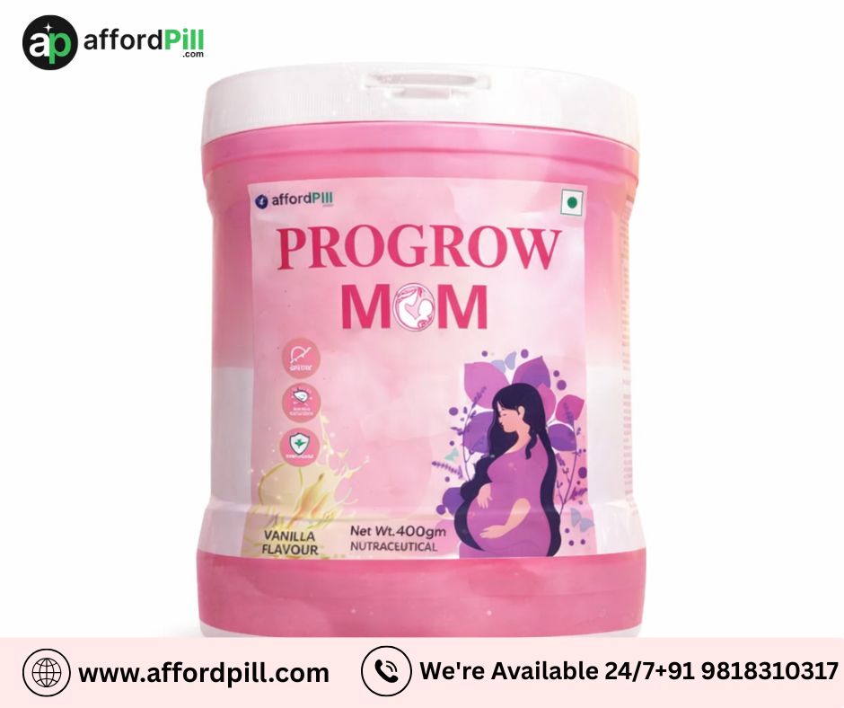 Progrow Mom Vanilla Flavour – Smart Nutrition for Pregnancy Care
