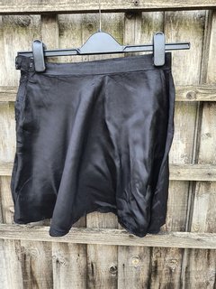 Black Dance Silky Skirt - Age 9-11