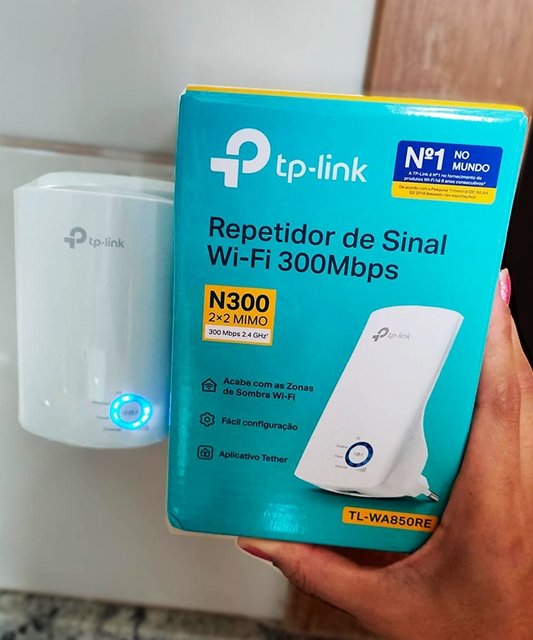 Repetidor Expansor TP-Link Wi-Fi Network 300Mbps – TL-WA850RE