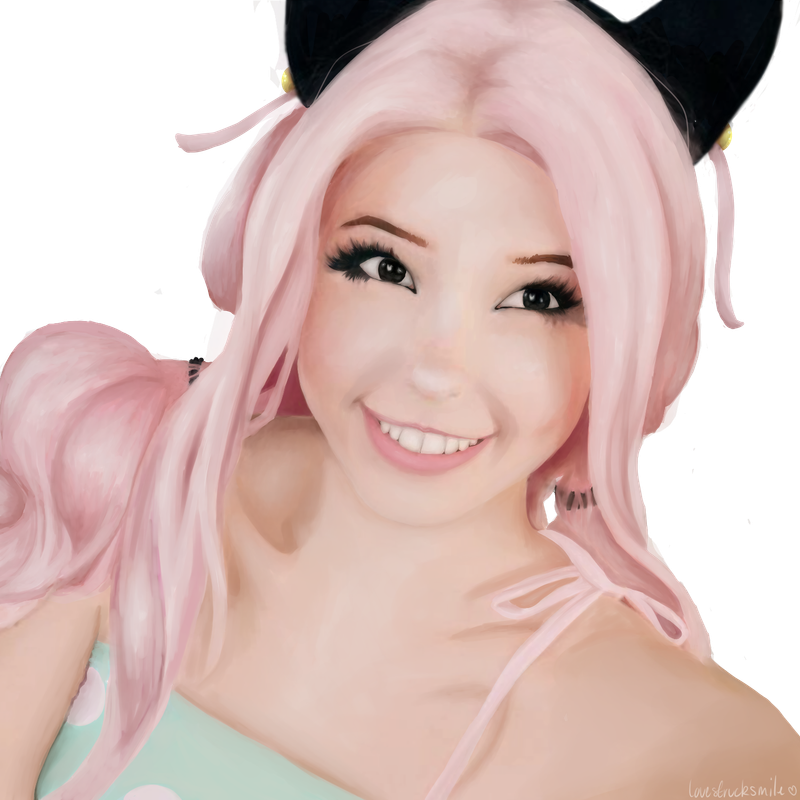 Belle delphine in forest