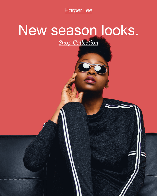 new season looks of a beautiful dark-skinned woman