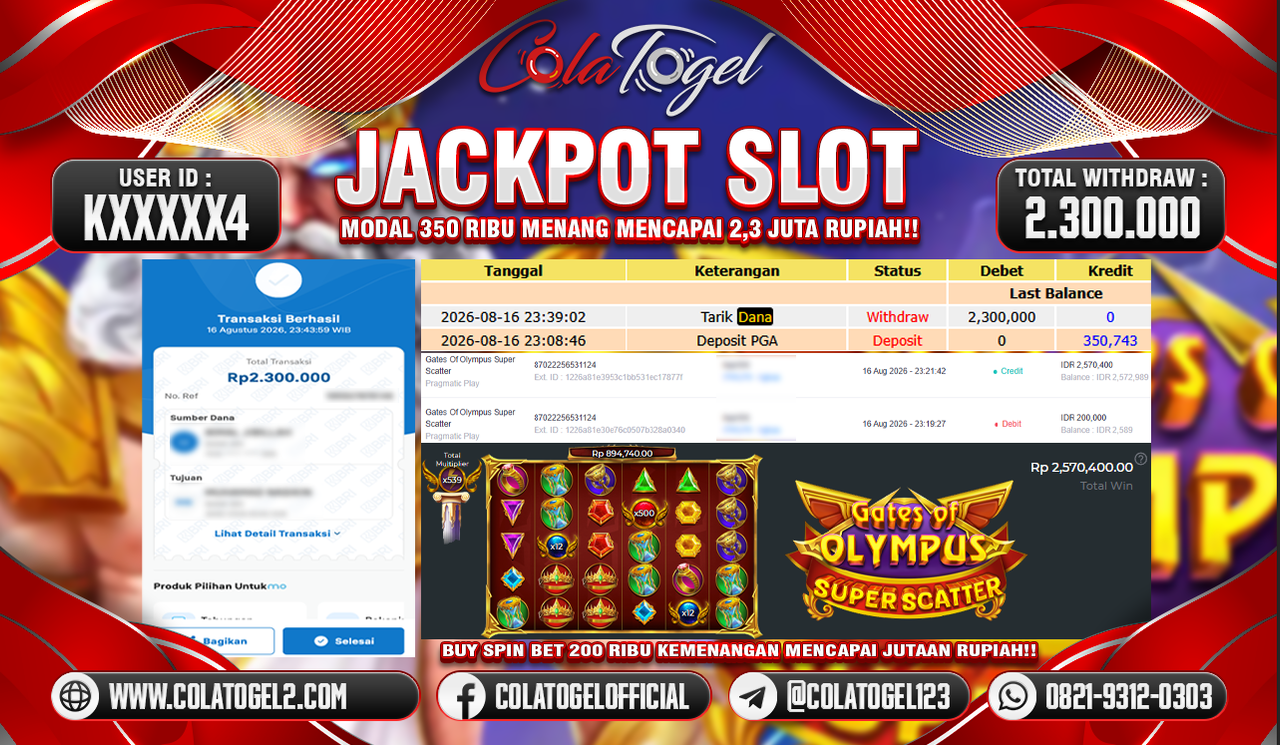 JACKPOT SLOT GACOR!!