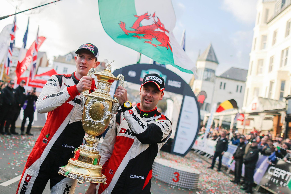 Elfyn Evans is the most recent Rally GB home winner in 2017