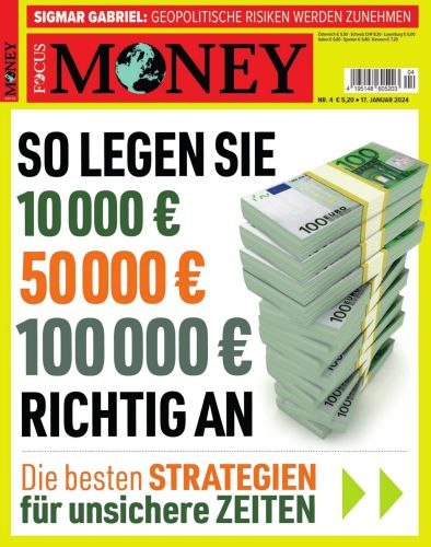 Cover: Focus Money Finanzmagazin No 04 vom 17  Januar 2024
