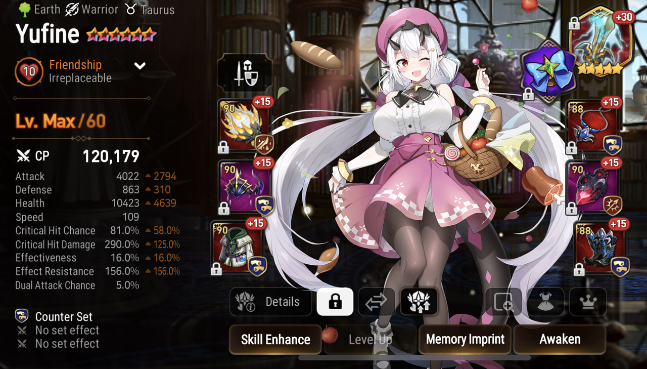 10) Upgraded God stats