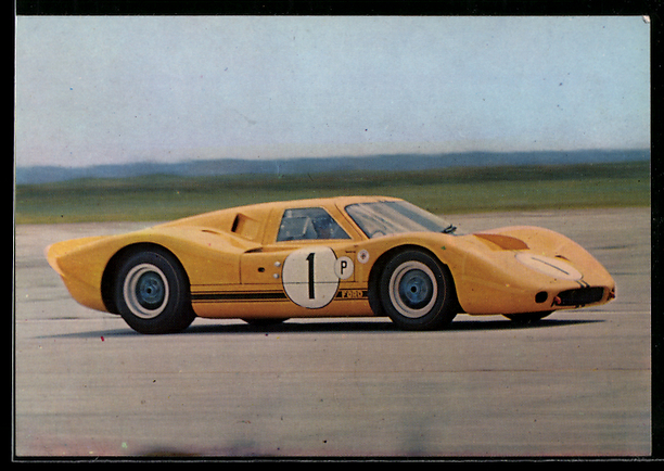 AK Ford MK IV Prototyp 1967 bei einem Autorennen