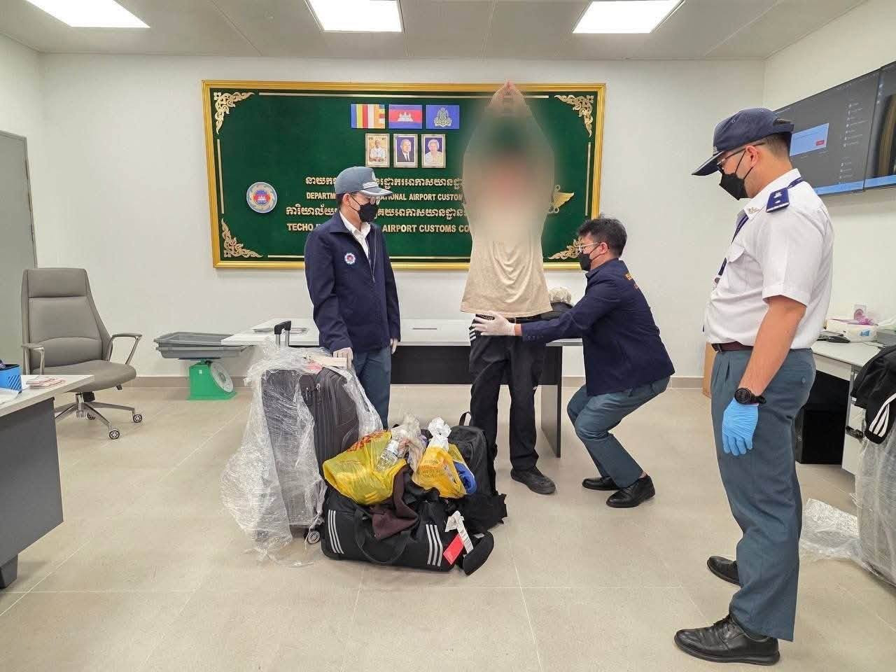 yet another airport drug bust three foreigners cambodia news 2026 34234434