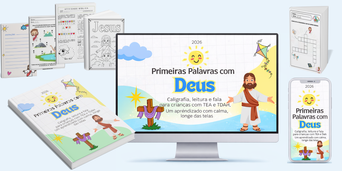 A child happily engaged in a learning activity at home.