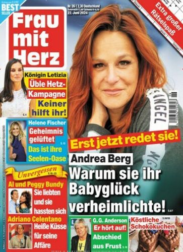 Cover: Frau mit Herz Magazin No 26 vom 22  Juni 2024