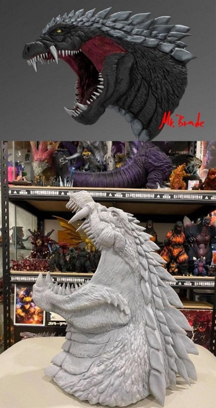 Godzilla Singular Point Roaring - 3D print model