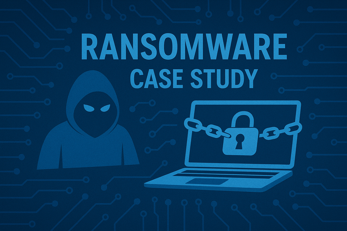 Illustration of hacker behind computer with binary code overlay representing cyber threats