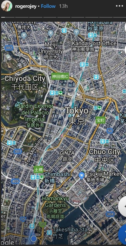 Potret peta Tokyo, Jepang