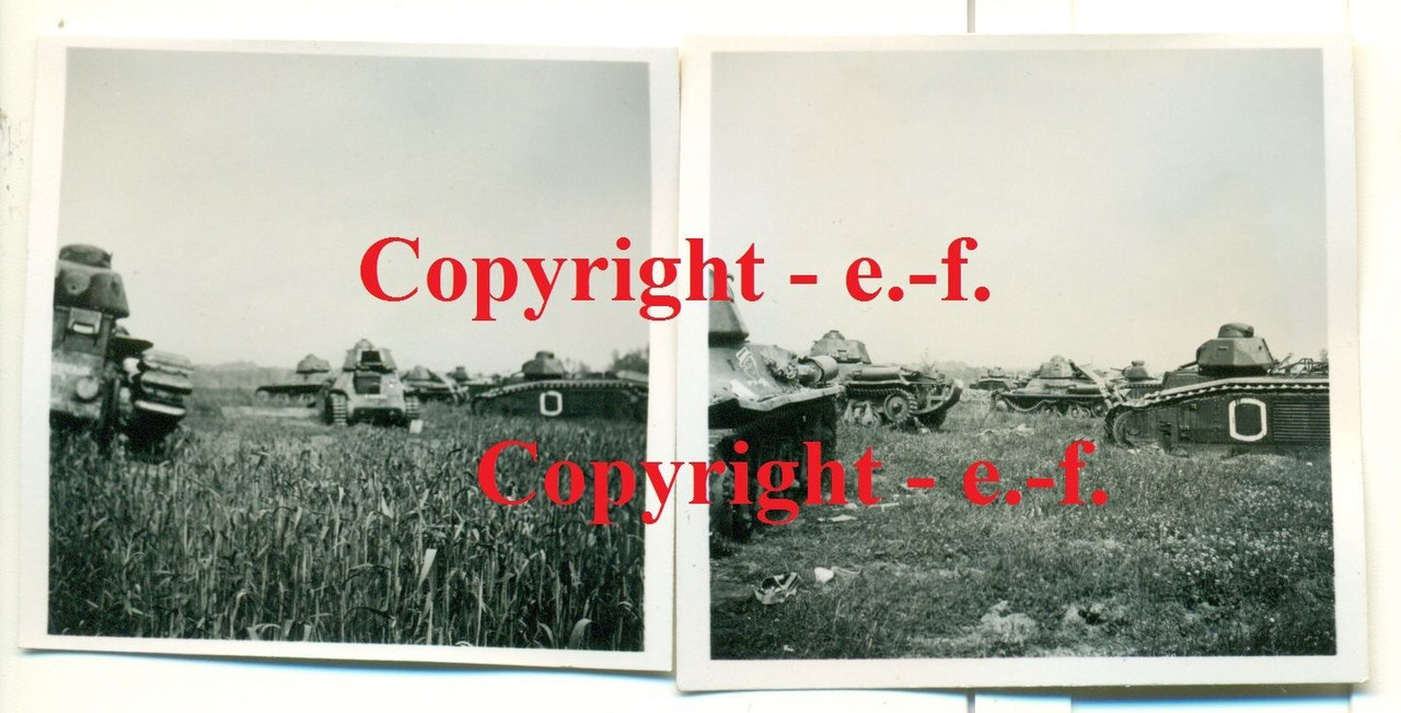 FOTO - PANZER - Brückenkopf ABBEVILLE - Franz. C