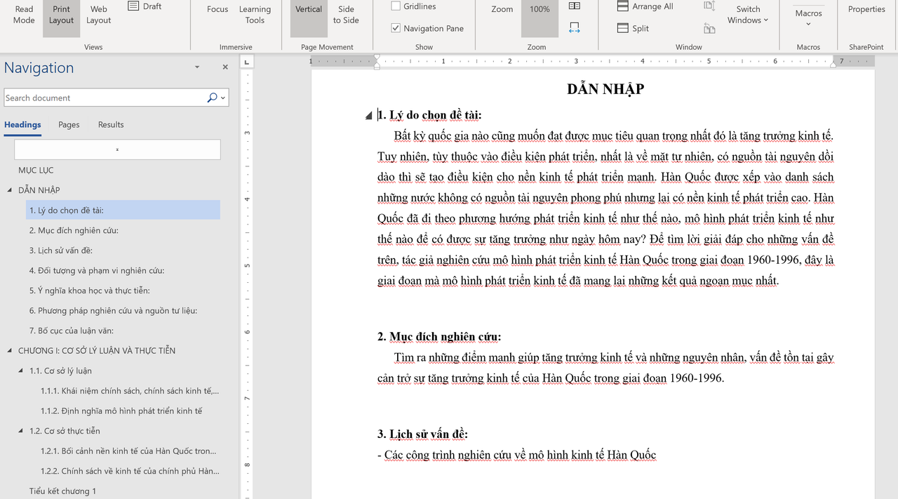 Document map - MO HINH PHAT TRIEN KINH TE HAN QUOC 1960-1996