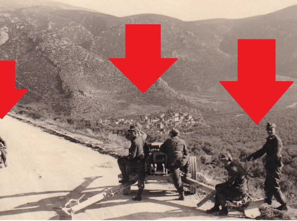 Foto,Bandenkampf,1944 Griechenland,Erich Röseke,Pak