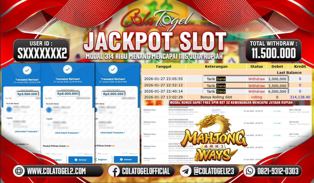 JACKPOT SLOT GACOR!!