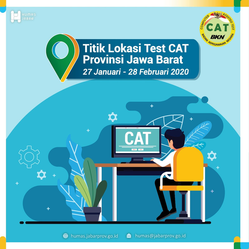 Titik lokasi tes CAT CPNS 2019 Provinsi Jawa Barat