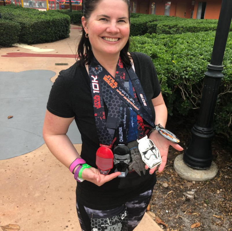Star Wars Medals Half and 10K and virtual