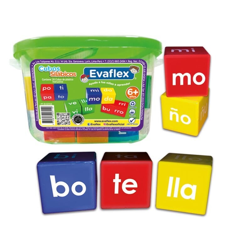 CUBOS SILABICOS C/20