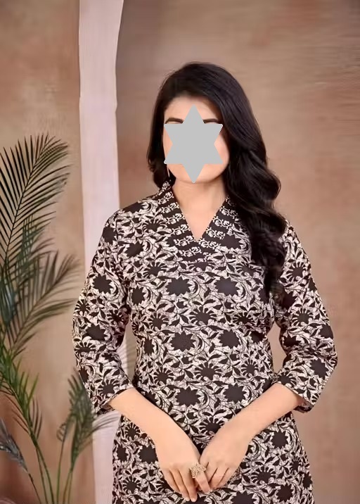 BANSI FASHION ATTRACTIVE KURTA SET Color 1 (KS154)