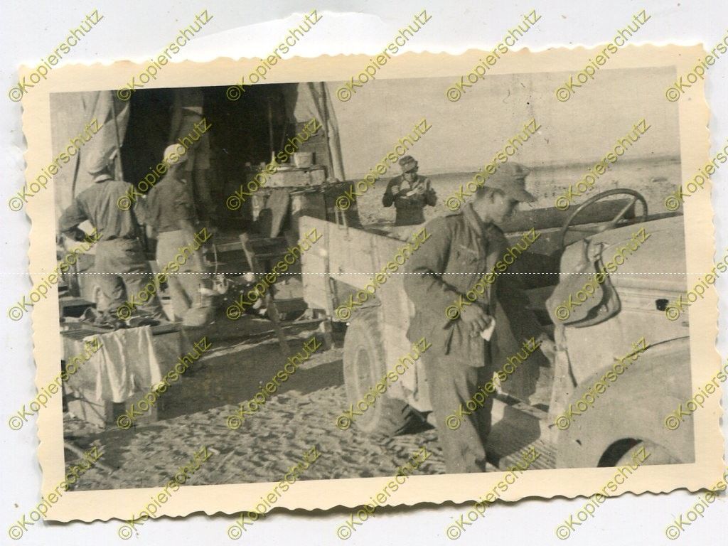 Foto, DAK, Afrikakorps, Beute, LKW Feldküche