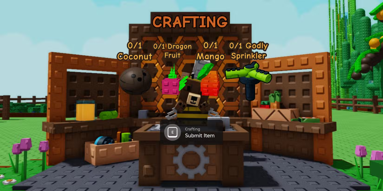 Roblox Grow a Garden: Todas las recetas de CRAFTEO en Grow a Garden image.png