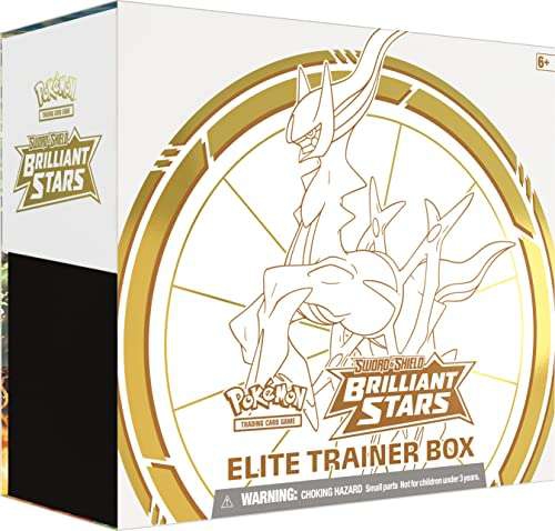 Amazon: Pokemon TCG: Sword & Shield Brilliant Stars Elite - Caja de Entrenamiento 
