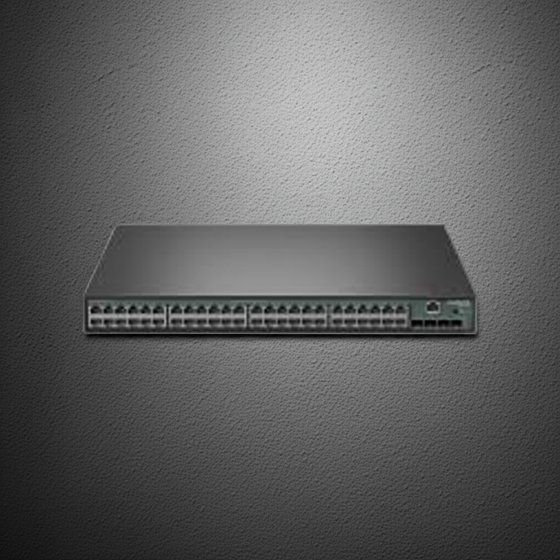Switch Intelbras S2352G-PB com visão frontal das 48 portas Gigabit e 4 portas SFP+.