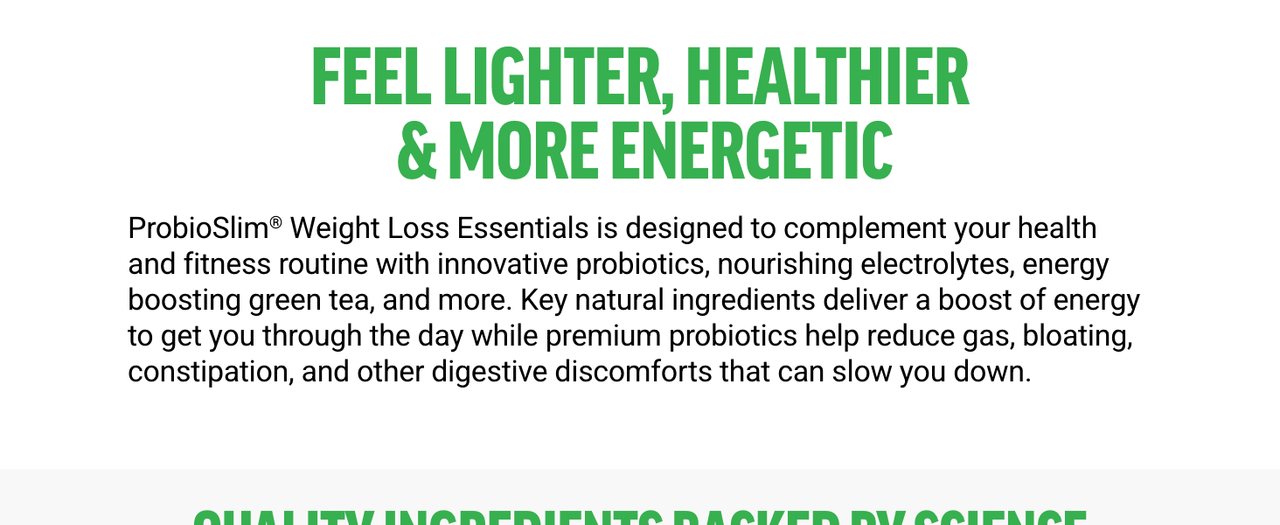ProbioSlim Benefits Image