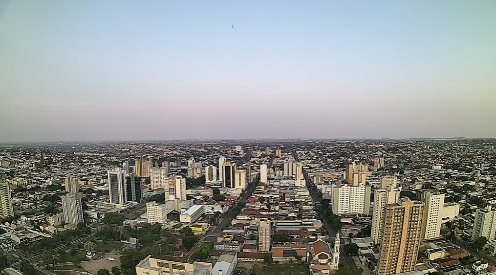 Campo Grande nesta manhã de quinta-feira