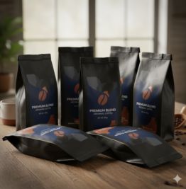 Bolsas Flow pack para café