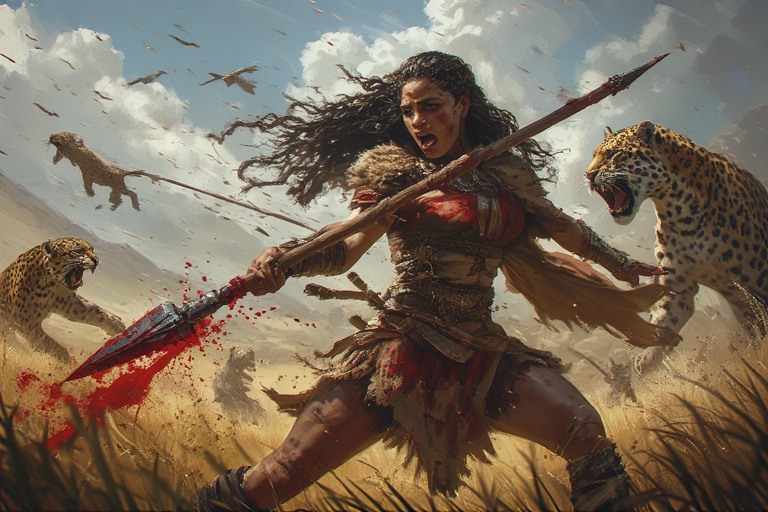 Africa-World-girl-warrior-hold-(31)