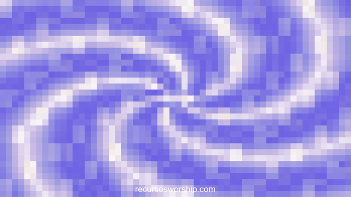 loop vj píxeles azul melocotón caleidoscopio