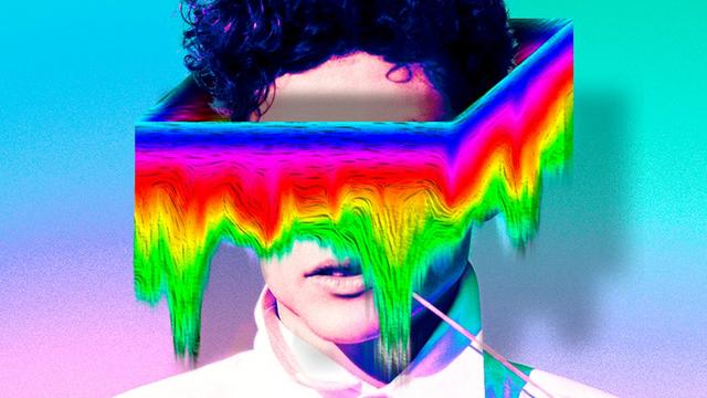 Create digital art VR glitch in Photoshop - my favorite work