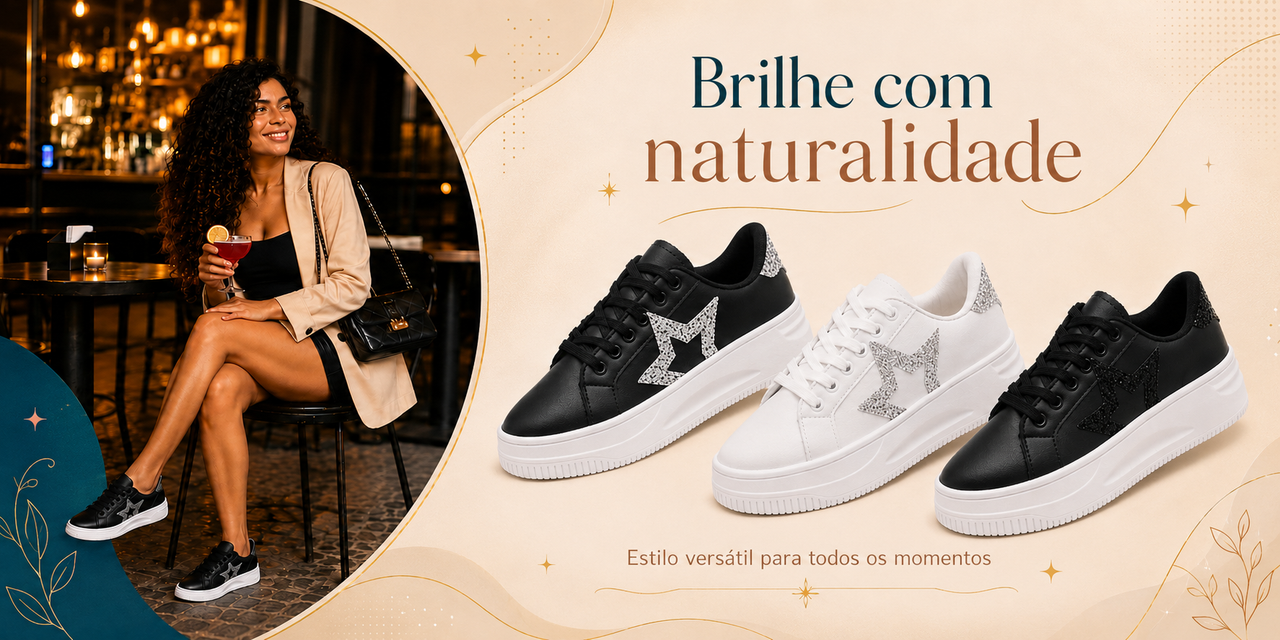Banner Tênis It Urban Glow Casual Feminino