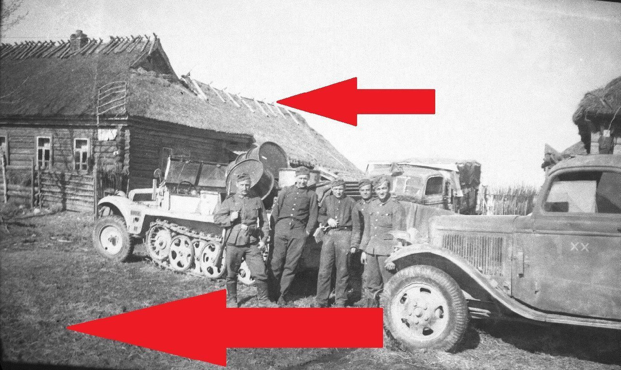 Russland die kleine Halbkette als Lastträger !