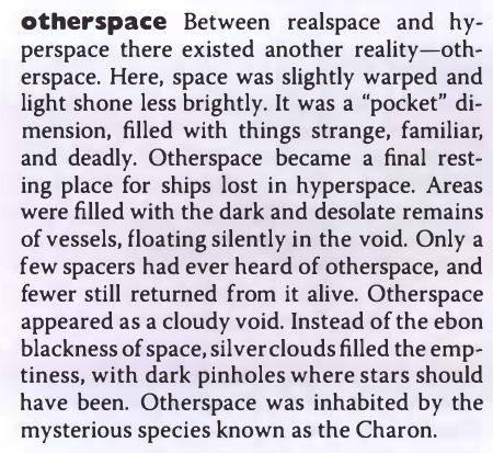 Otherspace is beyond hyperspace