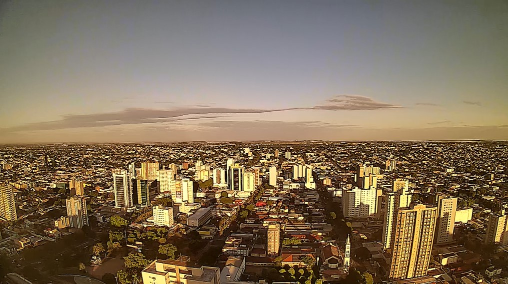 Campo Grande nesta manhã de quinta-feira