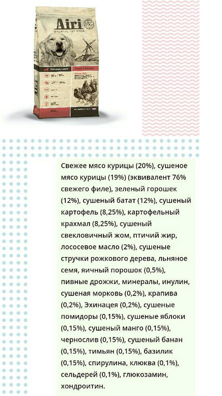 ДЛЯ СОБАК СО СВЕЖЕЙ КУ?ИЦЕЙ