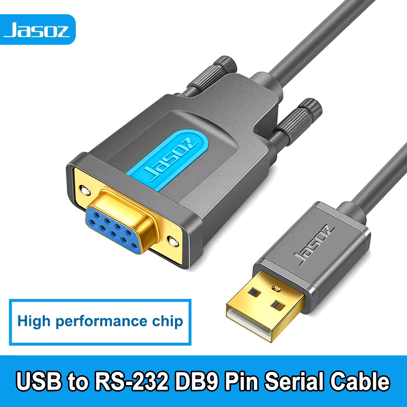 Jasoz-USB-a-RS232-DB9-Cable-adaptador-convertidor-hembra-serie-para-Windows-7-XP-cajero-registrador.