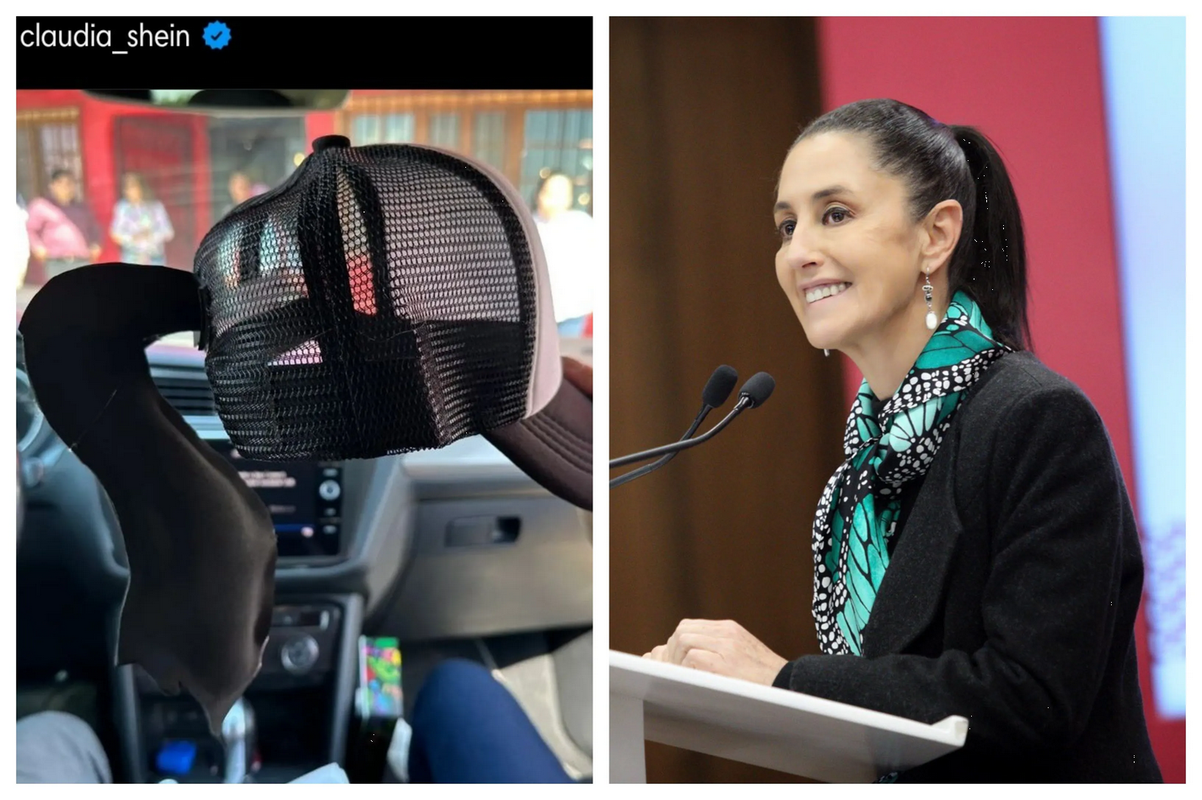 Lanzan gorras con “cola de caballo” para apoyar a Sheinbaum