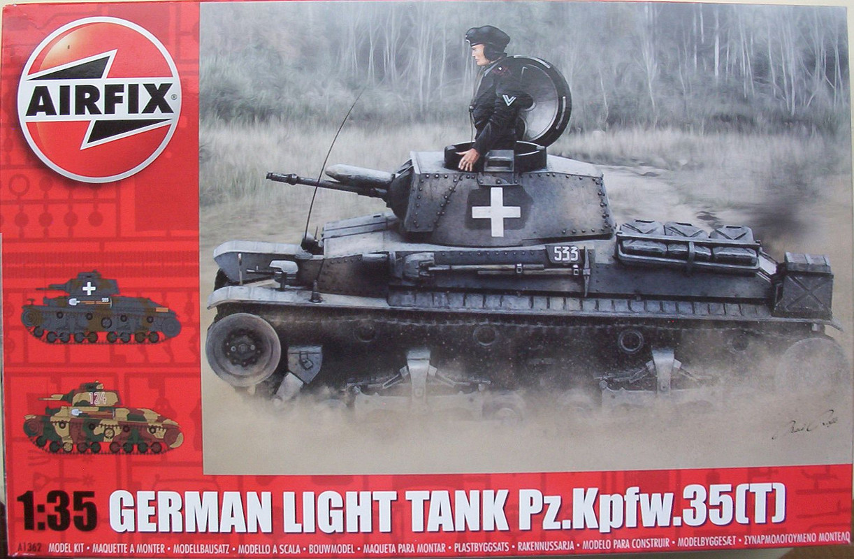 Airfix 35 German Light Tank Pz.Kpfw.35(T)