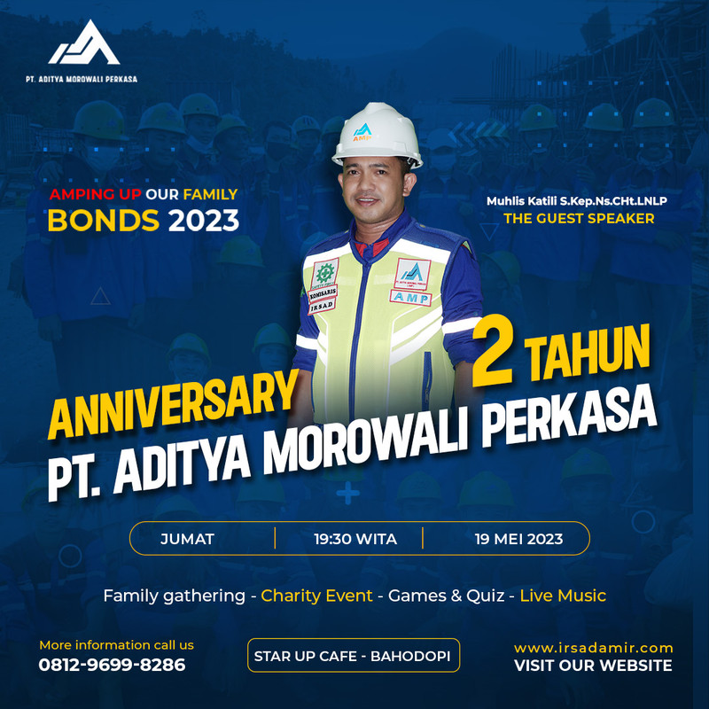 PT Aditya Morowali Perkasa Celebrates 2nd Anniversary with Employees and Families