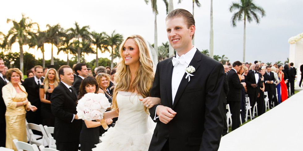 Erik Trump weds with Lara Yunaska