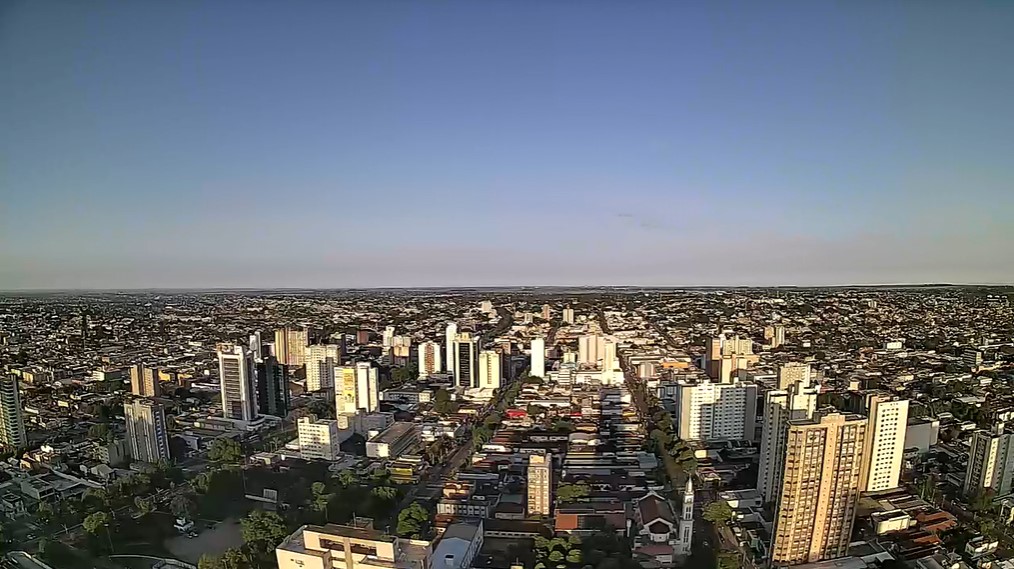 Campo Grande nesta manhã de quinta-feira