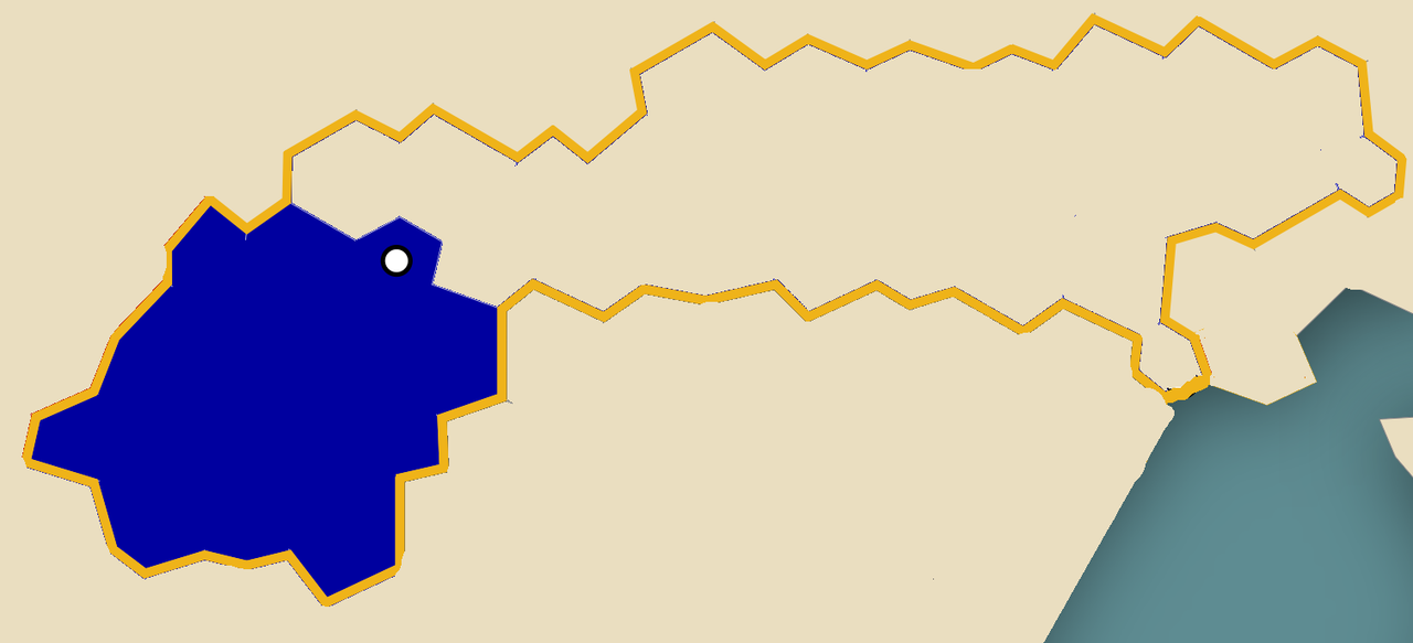 Territoire des tribus azkanienne du VIIIème siècle av J-C à 563.